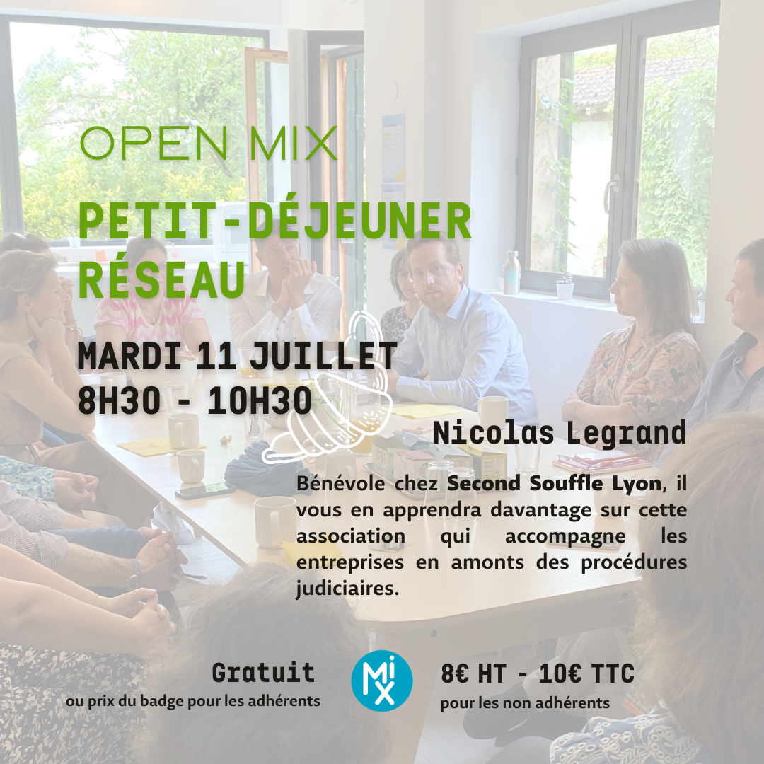 Open MIX : Petit-déjeuner réseau de l'Ouest lyonnais