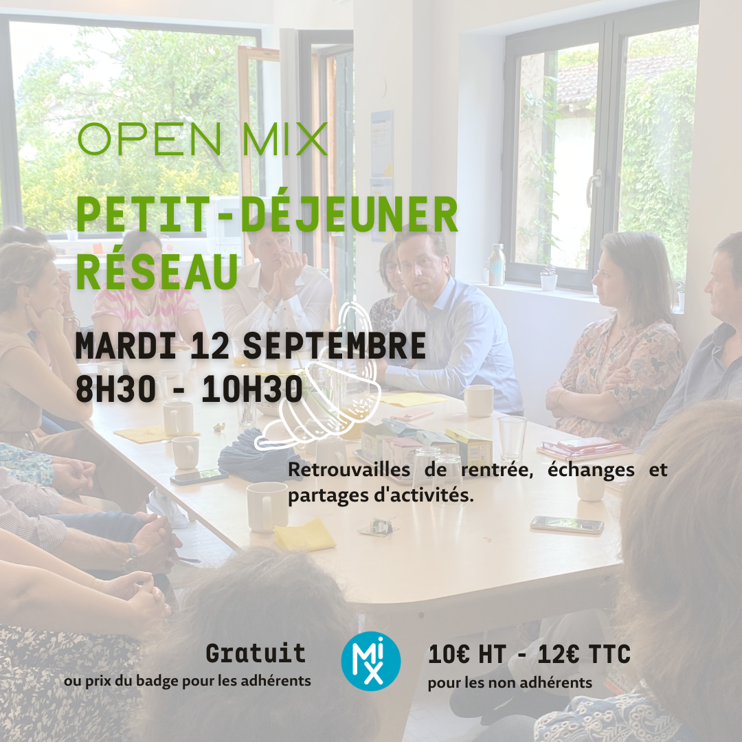 Open MIX : Petit-déjeuner réseau de l'Ouest lyonnais