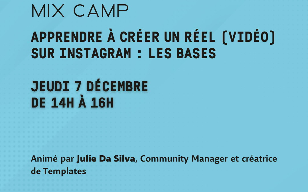 Apprendre à créer un réel (vidéo) sur Instagram : Les bases