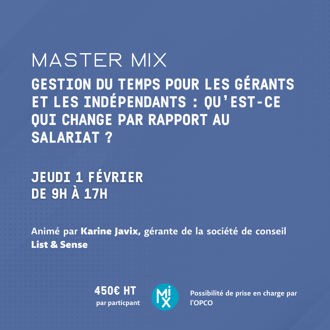 Gestion du temps pour les gérants et les indépendants 