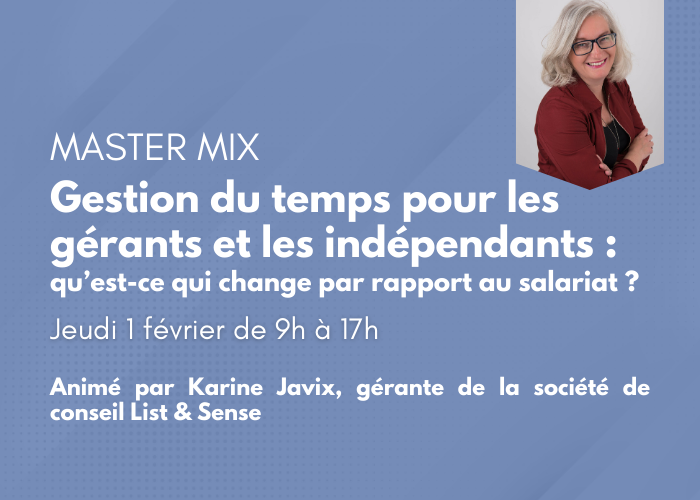 Gestion du temps pour les gérants et les indépendants 